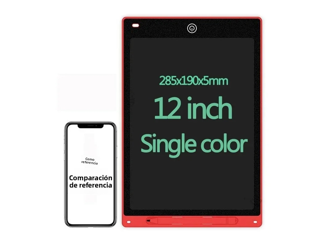 (quadro De Desenho Lcd Monocromático De 12 Polegadas, Quadro De Desenho E Esboço Infantil, Quadro Negro De Brinquedo)
