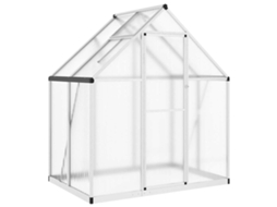 Maison Exclusive - Estufa Com Estrutura De Base 169x114x195 Cm Alumínio Prateado