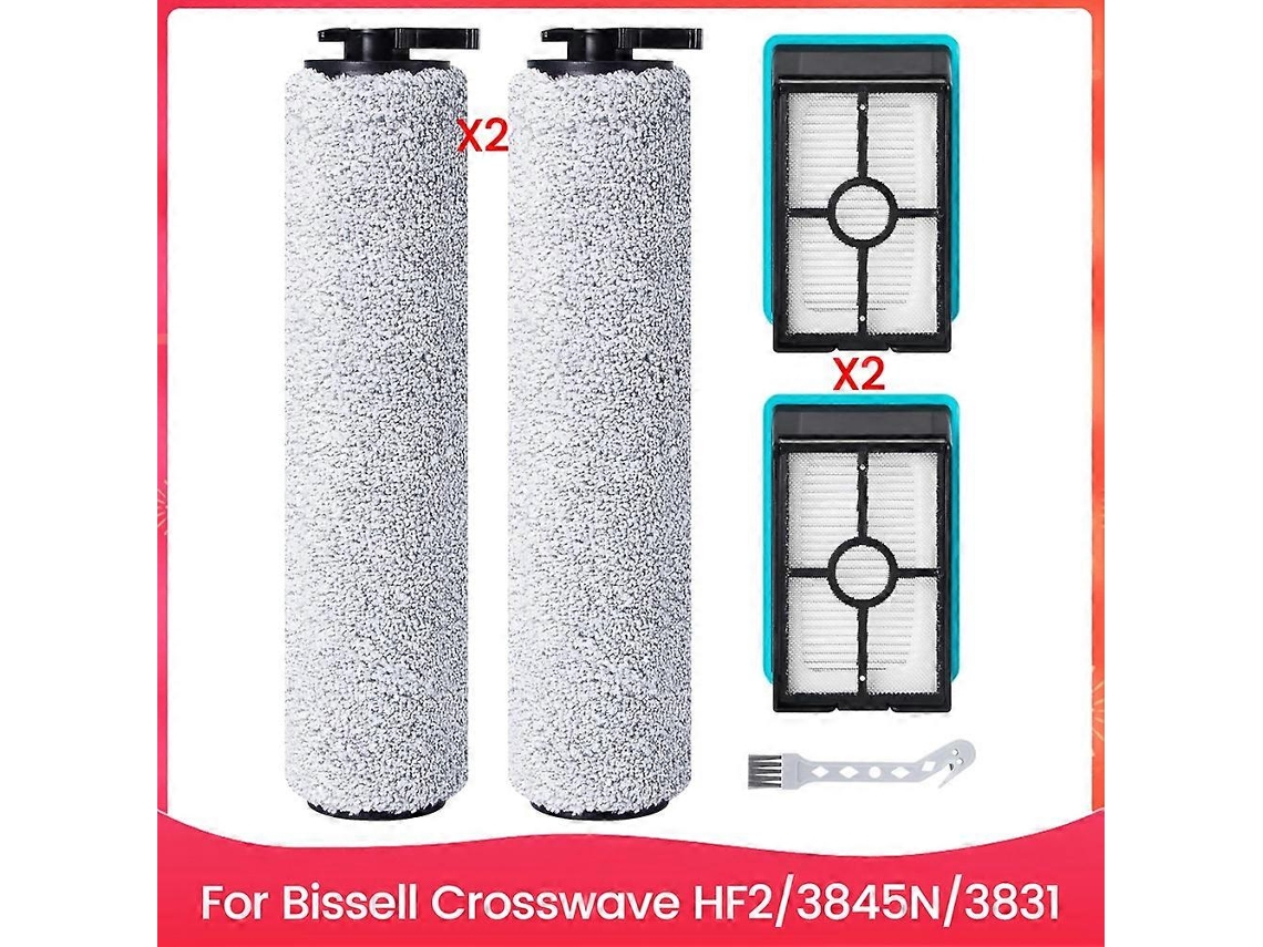 For Crosswave Hf2/3845n/3831 Wet Dry Vacuum Cleaner Brush Rollers Hepa Filters Accessory Set