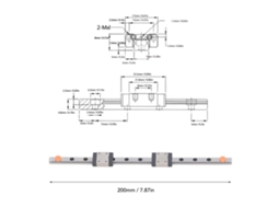 Laxiscreed Guia Linear Mgn7c De Alta Precisão Para Movimentos Suaves E Precisos