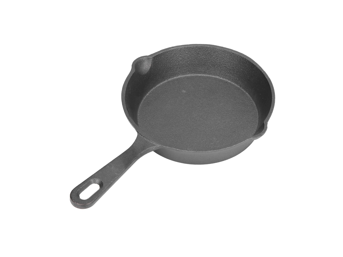 Frigideira Mini Antiaderente de Ferro Fundido 14cm, Fundo Plano, para Cozinha Residencial S/MARCA