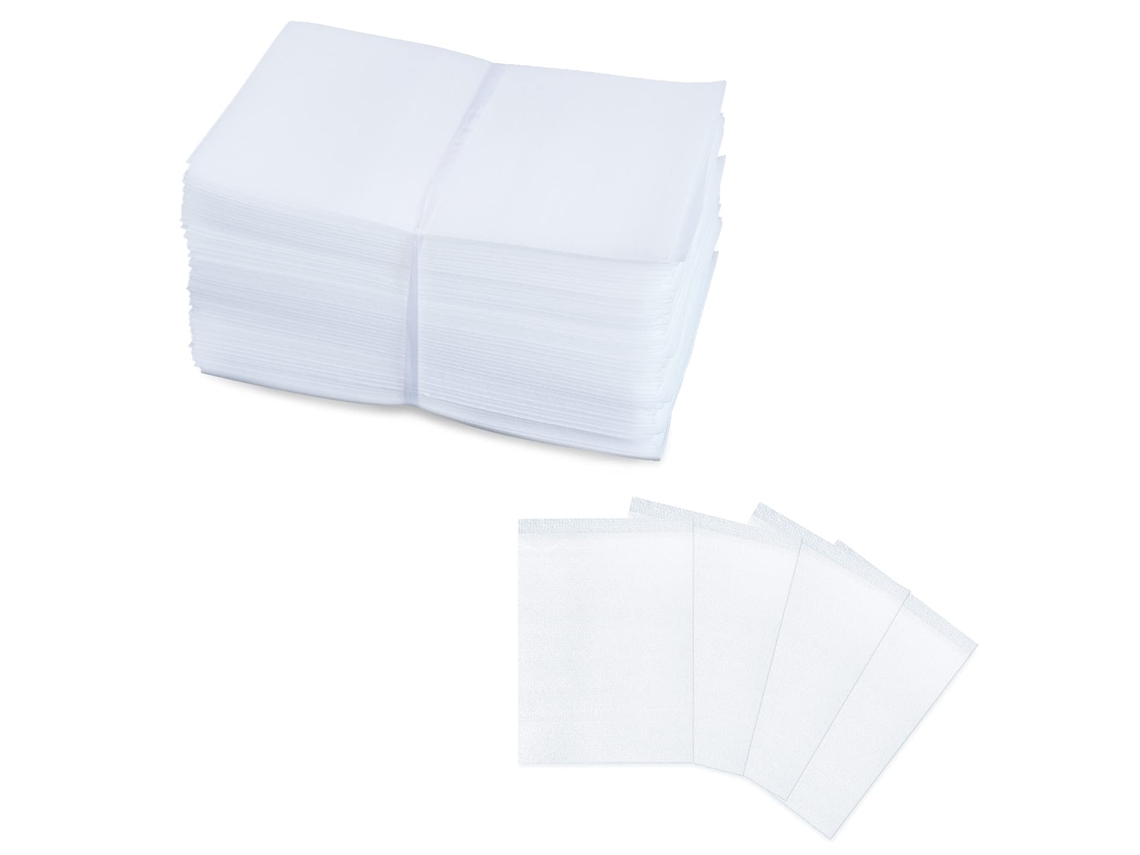 100pcs Bolsas De Espuma Para Embalagem Almofada Flexível Almofada De Espuma Para Proteger Pratos, Copos, Porcelana, Itens Frágeis, 1515cm Ehstmind