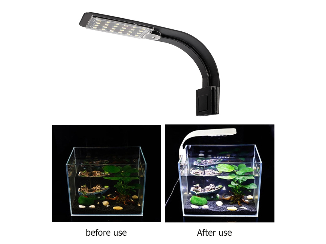 Luz Led Ultra Fina 10w Clip para Aquário