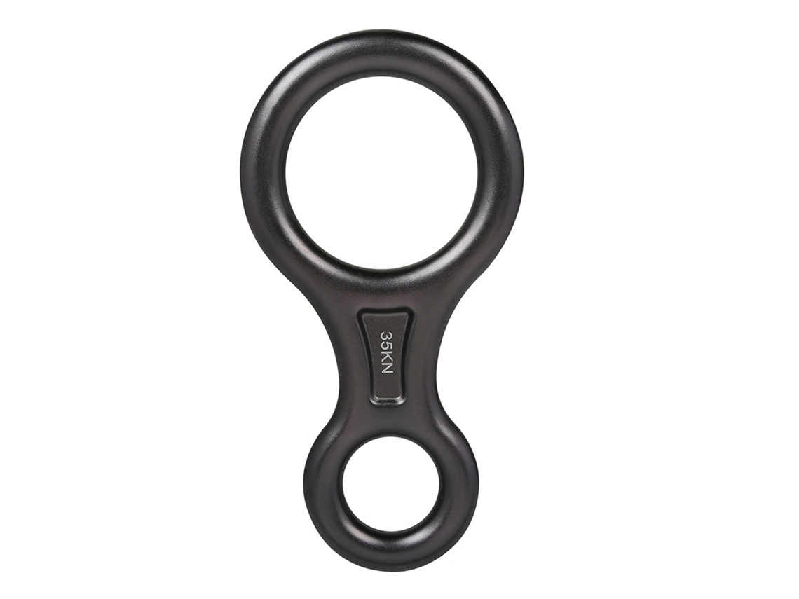 Descensor Figure 8 35kn Equipamento de Escalada Cinza