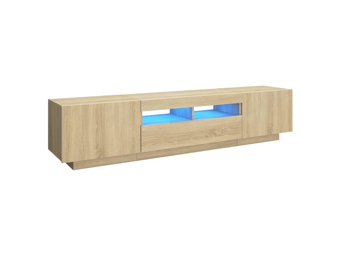 Tv Cabinet, Tv Cabinets Vidaxl Marrom Madeira Processada (n/a)