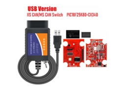 Scanner Obd2 Can Usb Leitor De Códigos Dados Em Tempo Real