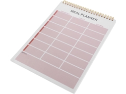 Caderno de Planejamento de Refeições, Planejador Semanal em Espiral, Rastreador Nutricional e