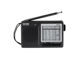 Tecsun R 9012 Receptor de rádio portátil AM/FM/SW 12 bandas com antena externa An 05 Curt Wave Multiband Slowmoose