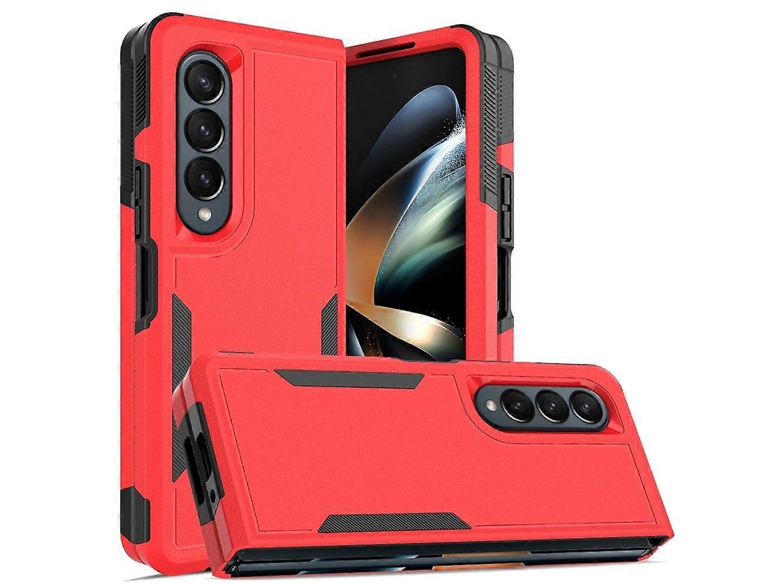 Capa Para Samsung Galaxy Z Fold4 2 Em 1 Em Pc + Tpu À Prova De Choque