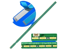 Fita de Retroiluminação Led, 601mm, 60 Pérolas Led, 3v OEM