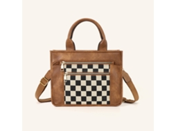 Bolsa AQUAFORGE em PU Modelo Ombro Simples Tote Casual com Zíper Duplo para Viagens