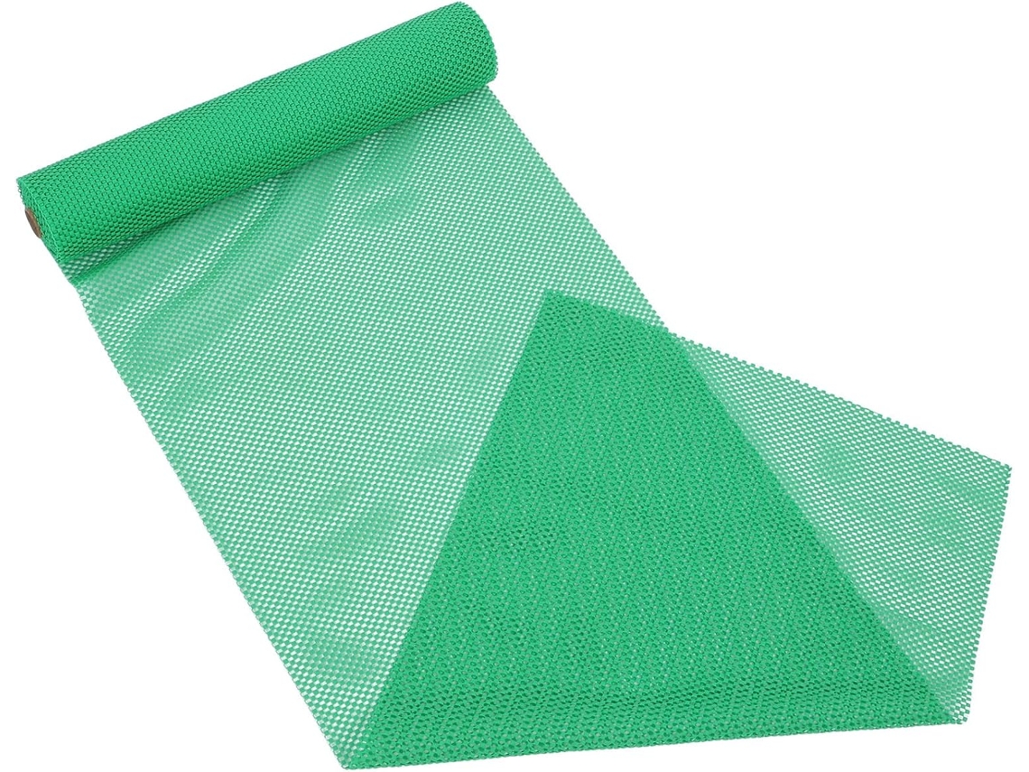 Tapete antiderrapante comercial para cozinha e geladeira, tapete protetor de PVC verde, 50 cm de comprimento e 5 metros.