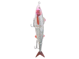 Isca de Peixe com Gancho Triplo 20cm para Pesca no Mar