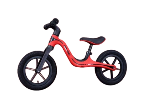 Bicicleta de Equilíbrio BEUNIK para Criança Idade Mínima: 2 Anos Vermelho e Preto