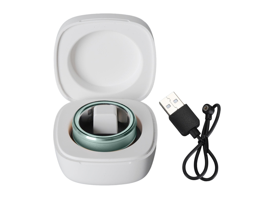 Anel Inteligente com Rastreamento de Saúde, Monitoramento de Sono, Bluetooth 5.1 e À Prova D'água. EOOCOO