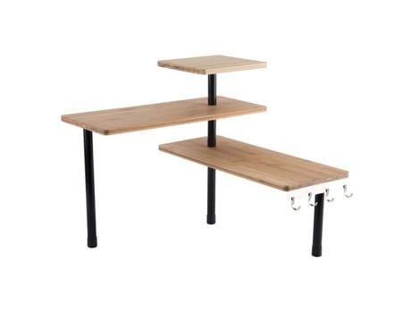 Prateleira Modular de Canto para Cozinha com 3 Níveis TOTALLY ADDICT