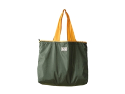 Sacola de Compras Grande, Reutilizável, Dobrável, com Fecho de Cordão, Ideal para Viagens e Supermercados, Roxa, Tamanho M. GOKOCO