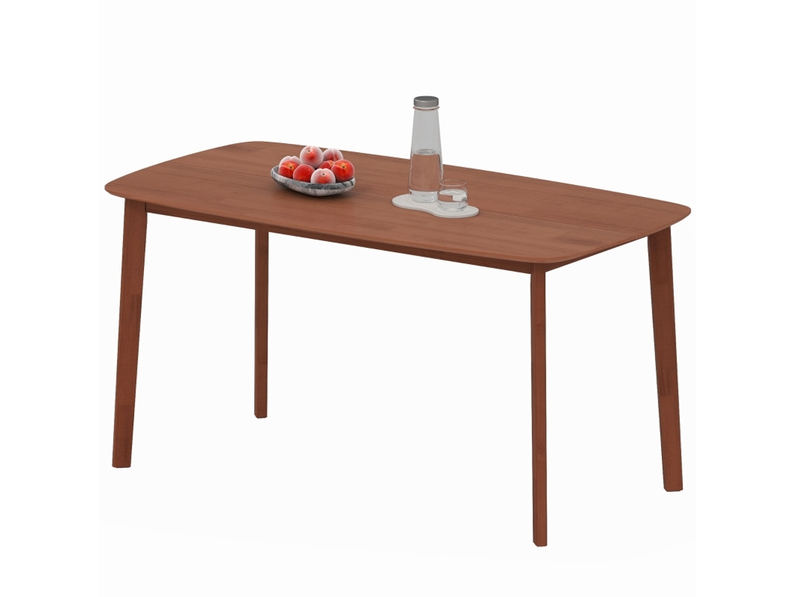Mesa Campestre Laqueada em Madeira 150x80 Marrom VOLTEDGE
