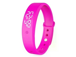 Pulseira Inteligente Esportiva Com Led, Monitor De Temperatura Corporal, Termômetro, Alarme Vibratório E Lembretes. Ideal Para Estudantes E Alunos.