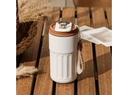 Nova Caneca Térmica de Café em Aço Inoxidável Garrafa Portátil para Uso Ao Ar Livre com Retenção de Calor de Longa Duração Carregável V... STELASPLEN