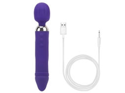 Vibrador De Massagem De Silicone De Cabea Dupla Com 12 Modos Para Mulheres (azul)
