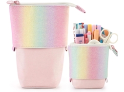Estojo para Lápis, Telescópico, Macio, Multicolorido, Meninas AQUAFORGE