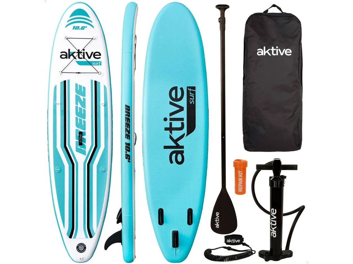 Prancha de Paddle Insuflável AKTIVE (Iniciantes - 10.6'')