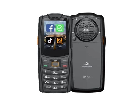 Telemvel Agm M7 Dual Sim Preto Recondicionado Como Novo