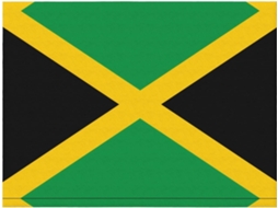 Manta de Flanela Ultramacia Phayah com Estampa da Bandeira Jamaica Ideal para Sofá Cama Sala Estar Escritório