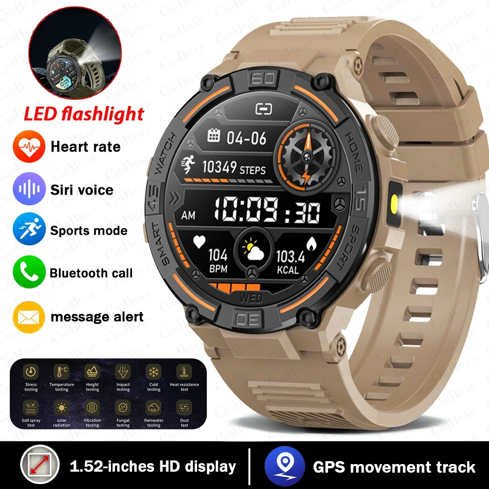(huang Gui) Smartwatch Esportivo, 1,53 Polegadas, Chamadas Bluetooth