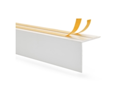 Calha De Cobertura Autocolante Pvc 4x4 Mm - 2 Cm, Branco