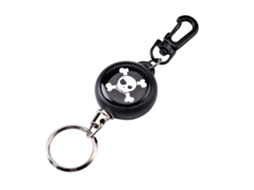 Chaveiro Retrátil de Corda de Aço Edc 60cm