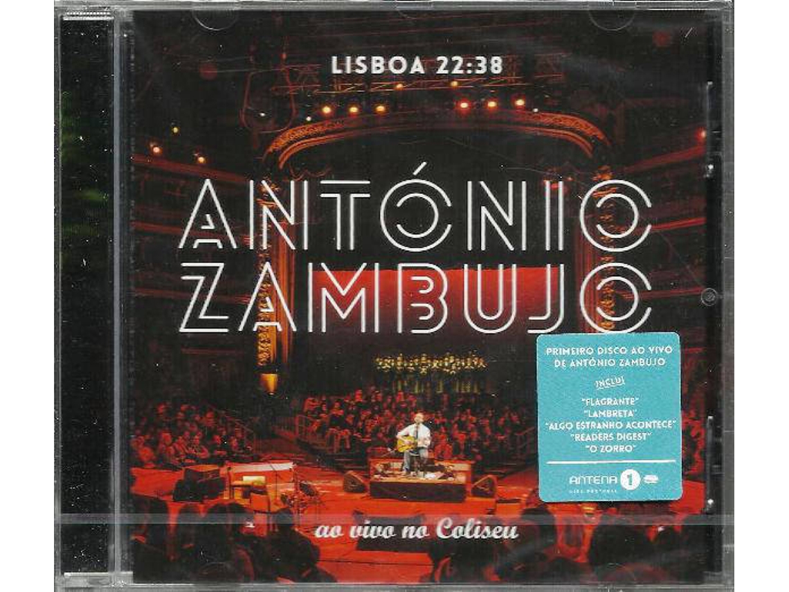 CD António Zambujo - Lisboa 22:38 - Ao Vivo