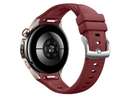 Pulseira de Couro e Silicone para Huawei Watch 5 42mm vermelho HEXINYIGJLY