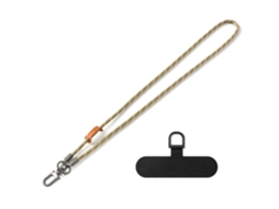 Lurelia Cordão Para Telemóvel Ajustável Transversal Com Fivela Metálica 8 Mm 120 Cm Anti-perda