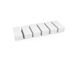20 protetores de móveis Nova Line, paradores de cabeceira, EVA, 10pcs + 10pcs, branco