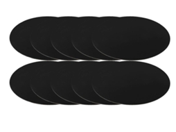 Lurelia Suporte Para Cupcakes, 10 Unidades, Antiaderente, Preto, Para Festas E Sobremesas