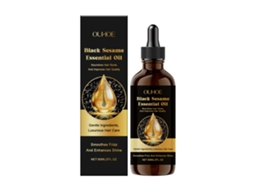Óleo de Gergelim Preto LAXISCREED, Nutrição de Raízes e Cabelo com Brilho Natural