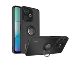 Capa Anel Bimaterial para Xiaomi Redmi 13 AVIZAR Preto