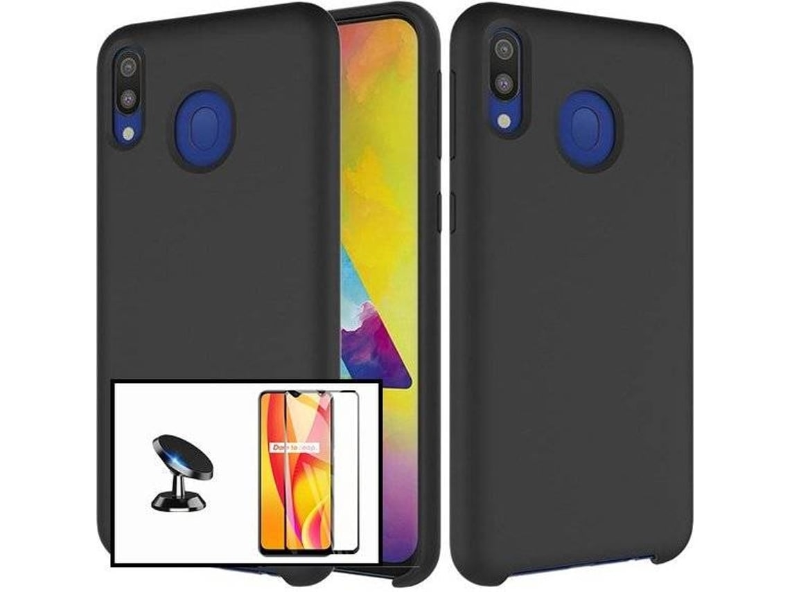 Kit Capa e Película Samsung Galaxy A20E Preto