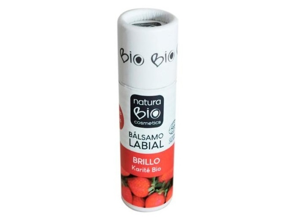 Karité Lip Balm Morango Gloss 9,5 Gr Naturabio Cosmetics