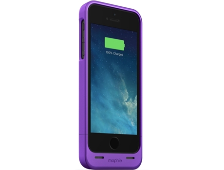 Capa MOPHIE Juice Pack Helium Apple iPhone 5, 5s, SE Roxo — Compatibilidade: iPhone 5, 5s, SE