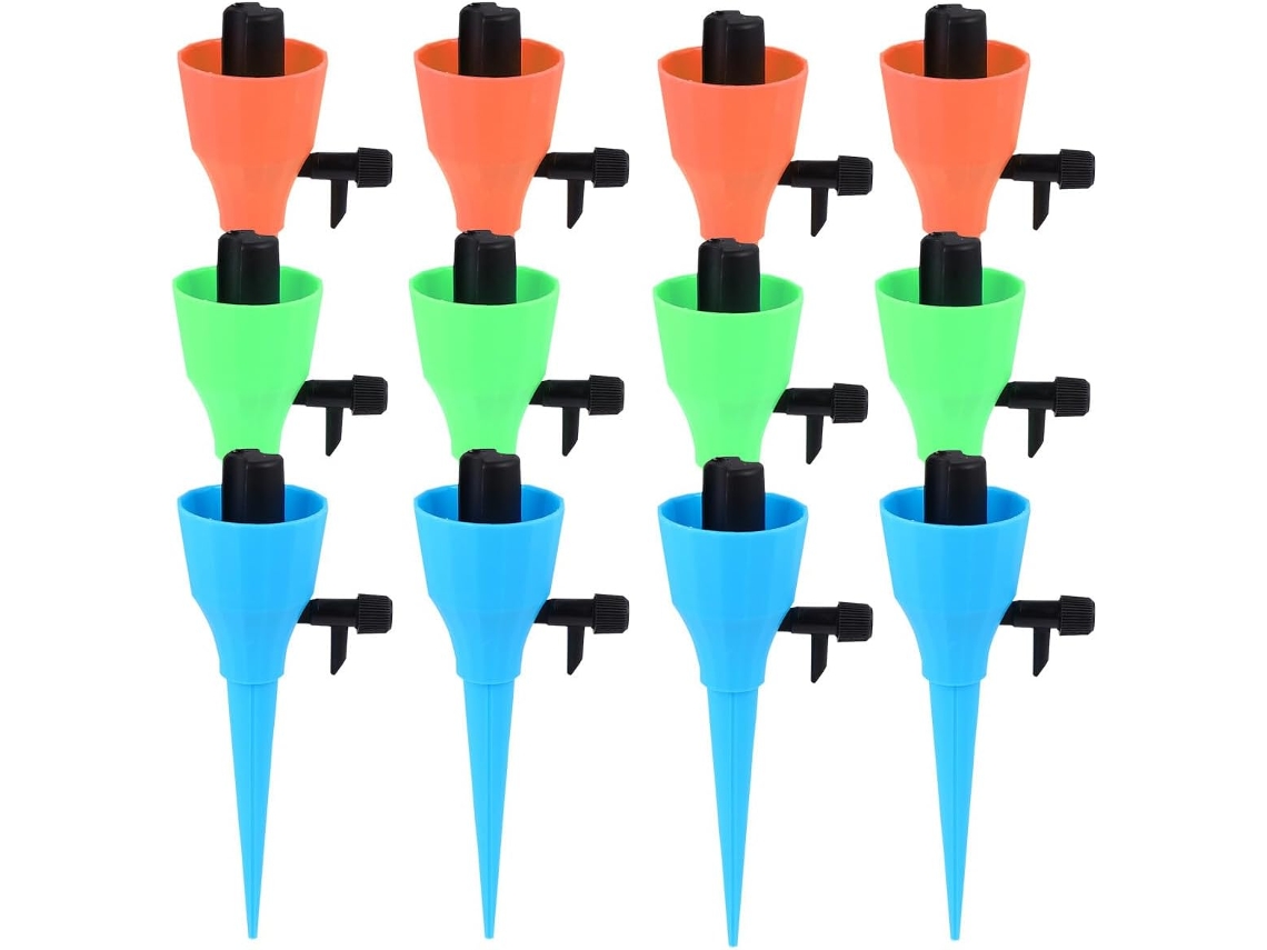 Sistema de Irrigação Automática Inoomp, 12 Peças com Válvulas de Gotejamento e Material Pp para Irrigação de Plantas em CHABERLU