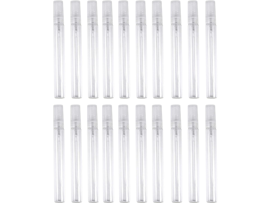 Frascos spray recarregáveis de 10 ml para viagem, ideais para armazenar líquidos, pacote com 36 unidades.