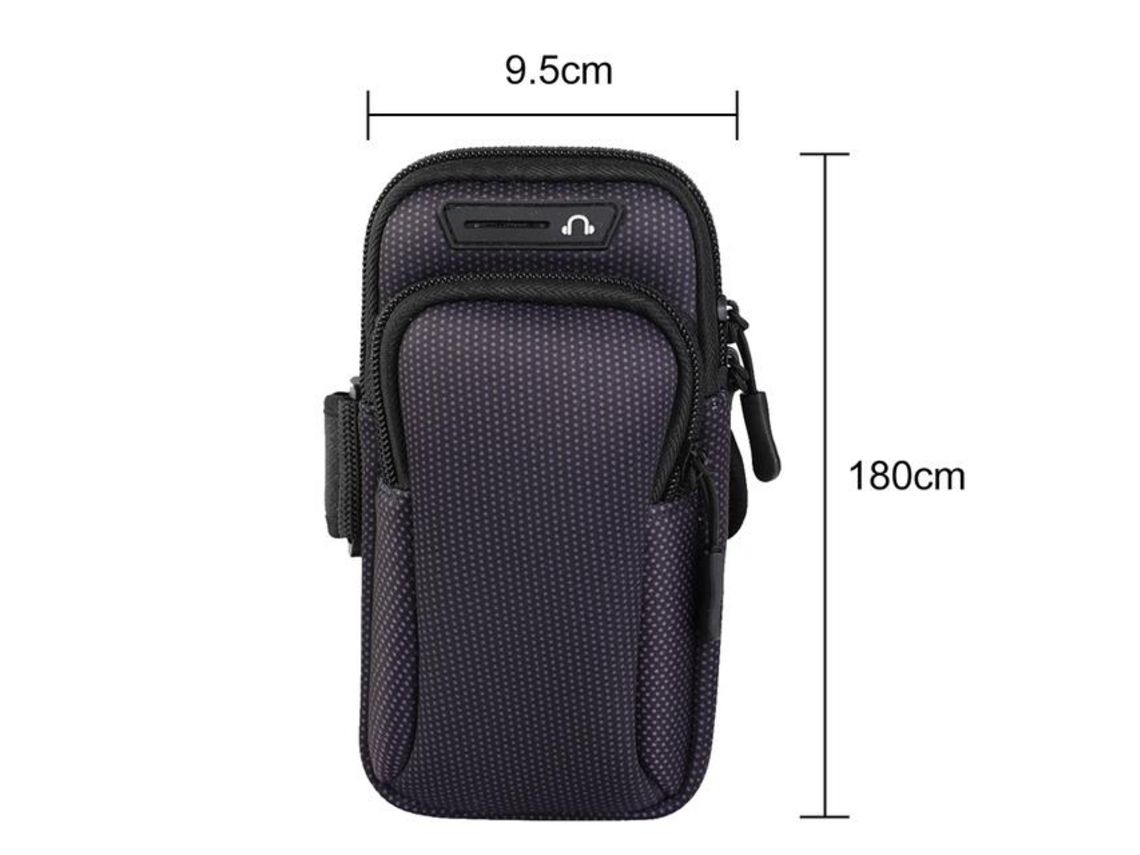 Capa Corredor Braço Impermeável Bolso Telemóvel 6.5 Polegadas