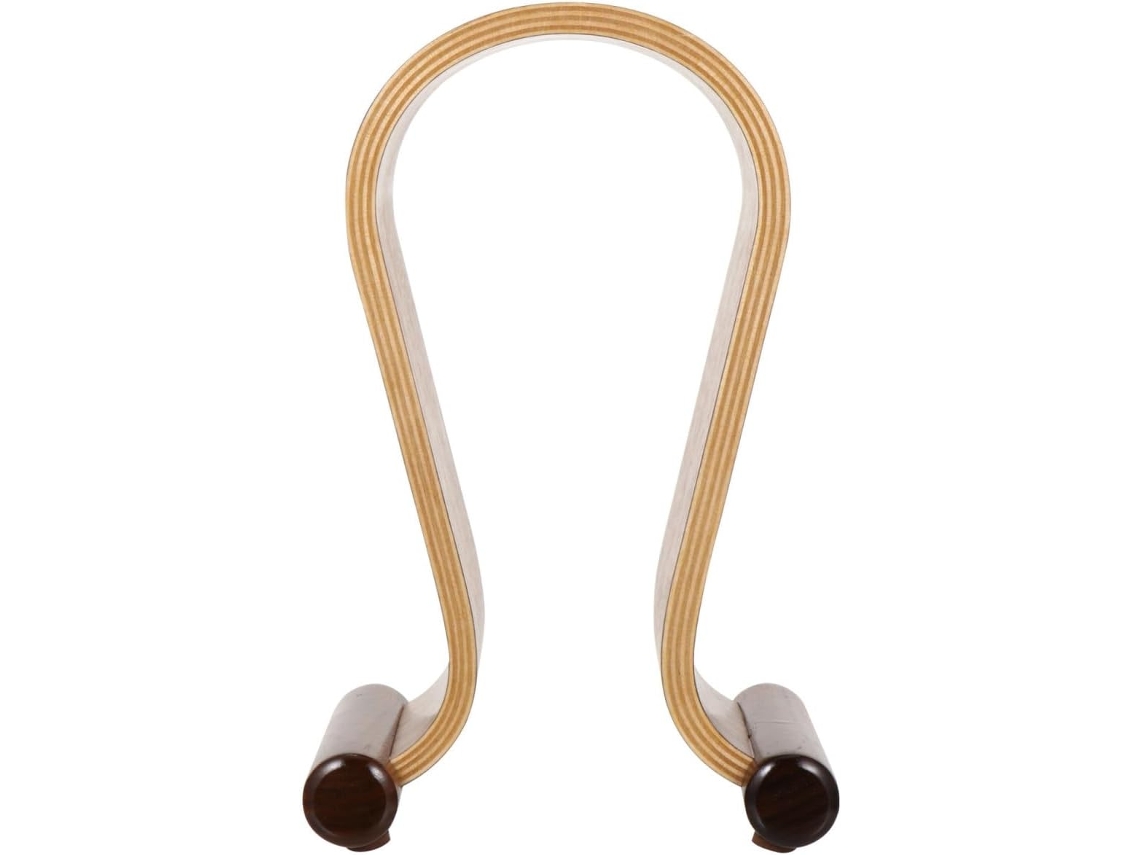 Suporte Robusto Em Madeira De Nogueira Formato U Para Fones Ouvido, Resistente E Elegante Para Decoração De Escritório