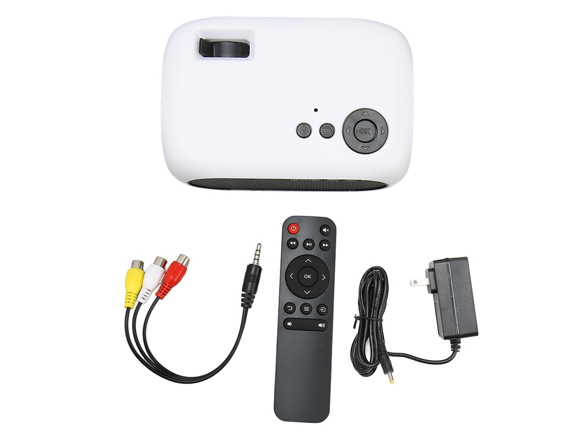Projetor Mali M24 com Som Surround e Plugue EU