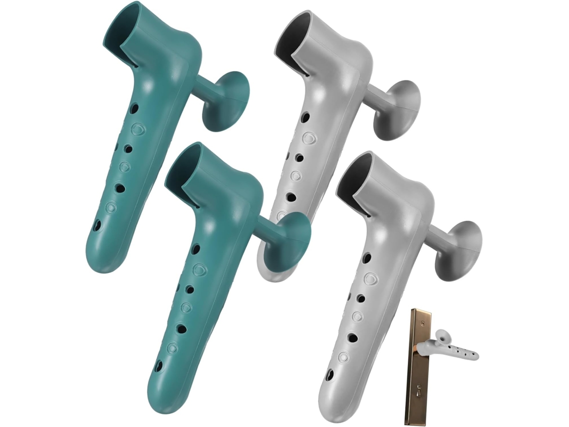 Conjunto De 4 Peças Composto Por Protetores Parede,puxadores Porta,capas Silicone,botões...