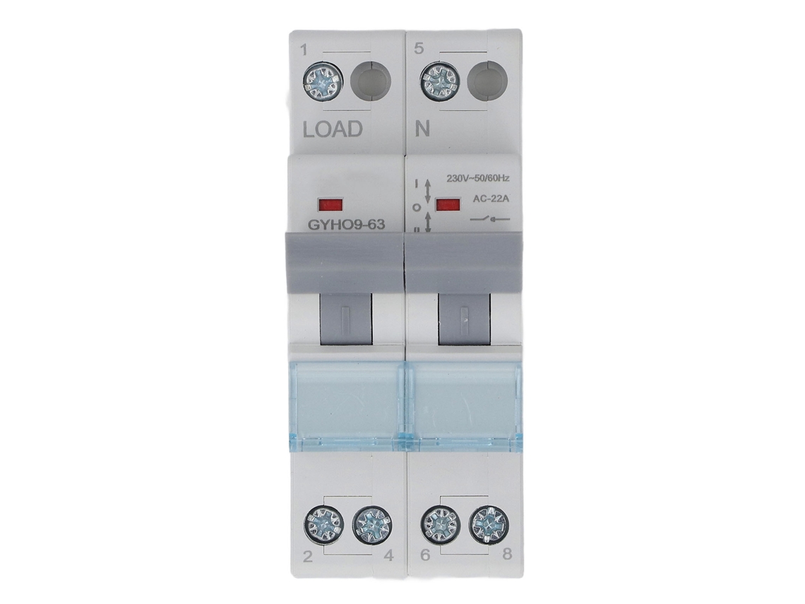 INTERRUPTOR DE TRANSFERÊNCIA HKJ Manual 2P 63A