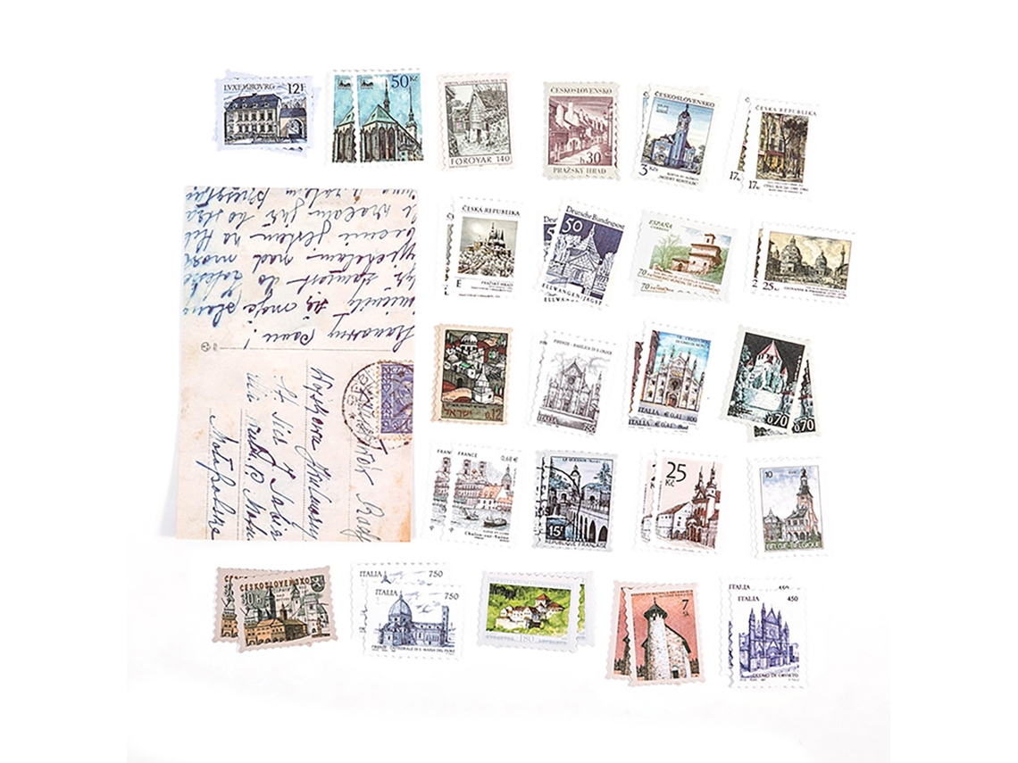 Set de 46 Pegatinas com Cores Vibrantes, Adesivo Não Secante para Scrapbooking e Álbuns de Fotos Diy
